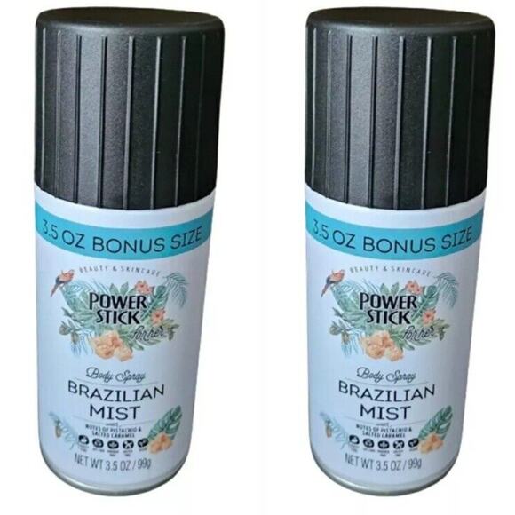 4 PACK Of Power Stick For Her Body Spray Brazilian Mist 3.5 oz‎ - Picture 2 of 4